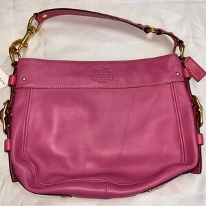 NWT Coach Y2K purple pink ZOE purse hobo bag. Measures 13.5x10. Retails $398